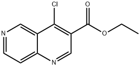 ethyl 4-chloro-1,6-naphthyridine-3-carboxylate Structure