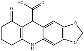 9-oxo-5,6,7,8,9,10-hexahydro-[1,3]dioxolo[4,5-b]acridine-10-carboxylic acid Structure