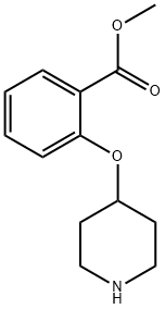 methyl 2-(piperidin-4-yloxy)benzoate Structure