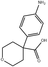 4-(4-Amino-phenyl)-tetrahydro-pyran-4-carboxylic acid Structure