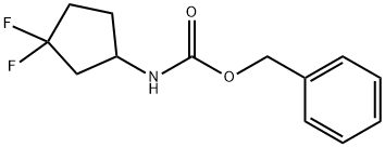 benzyl 3,3-difluorocyclopentylcarbamate Structure