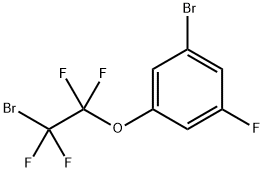 1-bromo-3-(2-bromo-1,1,2,2-tetrafluoroethoxy)-5-fluorobenzene Structure