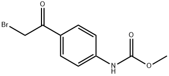 methyl 4-(2-bromoacetyl)phenylcarbamate Structure