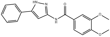 942655-44-9 3,4-Dimethoxy-N-(5-phenyl-1H-pyrazol-3-yl)-benzamide