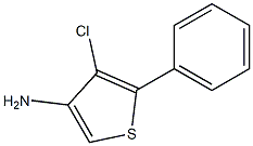 4-chloro-5-phenyl-3-Thiophenamine Structure