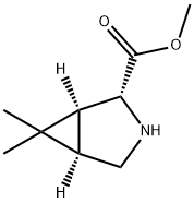 (1S,2R,5R)-methyl-6,6-dimethyl-3-azabicyclo[3.1.0]hexane-2-carboxylate 구조식 이미지