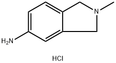 2-Methylisoindolin-5-amine dihydrochloride 구조식 이미지