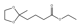 ethyl 4-(2-methyl-1,3-dioxolan-2-yl)butanoate 구조식 이미지