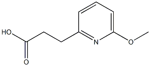 3-(6-Methoxypyridin-2-Yl)Propanoic Acid Structure