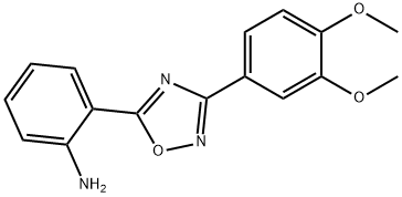 2-(3-(3,4-dimethoxyphenyl)-1,2,4-oxadiazol-5-yl)aniline Structure