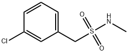 1-(3-chlorophenyl)-N-methylmethanesulfonamide 구조식 이미지