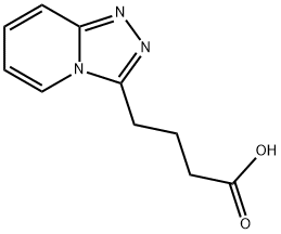 4-([1,2,4]트리아졸로[4,3-a]피리딘-3-일)부탄산 구조식 이미지