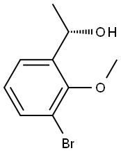 (S)-1-(3-бром-2-метоксифенил)этан-1-ол структурированное изображение