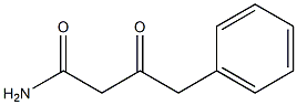 3-oxo-4-phenylbutanamide Structure