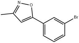 3-(3-Bromo-phenyl)-5-methyl-isoxazole Structure