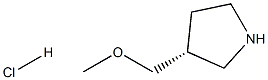 (R)-3-(Methoxymethyl)pyrrolidine hydrochloride Structure