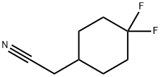 2-(4,4-Difluorocyclohexyl)acetonitrile Structure