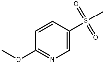 2-METHOXY-5-(METHYLSULFONYL)PYRIDINE Structure