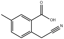 2-(cyanomethyl)-5-methylbenzoic acid Structure
