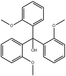 TRIS-(2-METHOXY-PHENYL)-METHANOL Structure