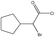 2-bromo-2-cyclopentylacetyl chloride 구조식 이미지