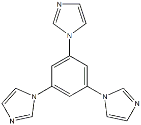 1,3,5-tris(1-imidazolyl)benzene 구조식 이미지