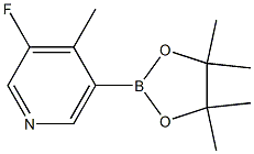 3-fluoro-4-methyl-5-(4,4,5,5-tetramethyl-1,3,2-dioxaborolan-2-yl)pyridin 구조식 이미지