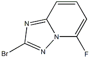 2-Bromo-5-fluoro-[1,2,4]triazolo[1,5-a]pyridine 구조식 이미지