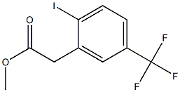 Methyl 2-iodo-5-(trifluoromethyl)phenylacetate Structure