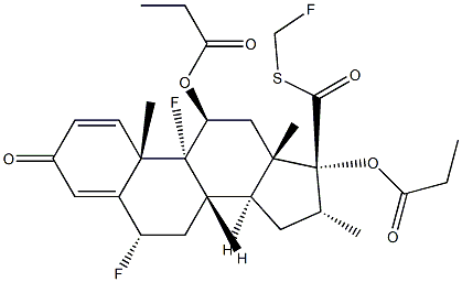 Fluticasone propionate impurity G Structure