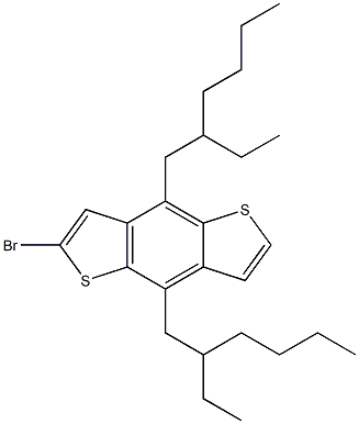 2-Bromo-4,8-bis-(2-ethylhexyl)-1,5-dithia-s-indacene Structure