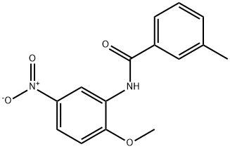 2'-METHOXY-3-METHYL-5'-NITROBENZANILIDE 구조식 이미지