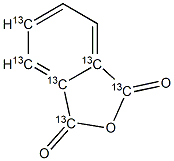 Phthalic-13C6 anhydride
		
	 Structure