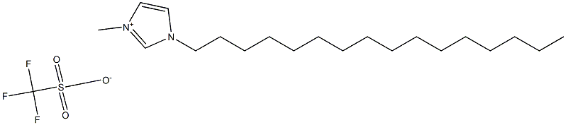 1-hexadecyl-3-methylimidazolium trifluoromethanesulfonate Structure