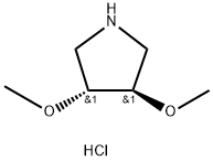 trans-3,4-dimethoxypyrrolidine hydrochloride Structure