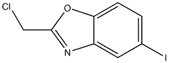 2-Chloromethyl-5-iodo-benzooxazole Structure