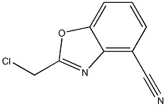 2-Chloromethyl-benzooxazole-4-carbonitrile Structure