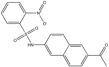  2-aceto-6-(2-nitrophenyl)sulfonamido-naphthalen