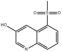 5-(methylsulfonyl)quinolin-3-ol Structure