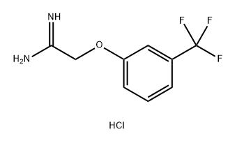 2-(3-Trifluoromethylphenoxy)acetamidine hydrochloride Structure