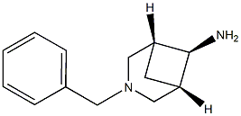 exo-(1R,5S,6s)-3-benzyl-3-azabicyclo[3.1.1]heptan-6-amine Structure