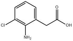 2-(2-Amino-3-chlorophenyl)acetic acid 구조식 이미지