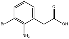 2-(2-Amino-3-bromophenyl)acetic acid Structure