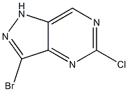 3-Bromo-5-chloro-1H-pyrazolo[4,3-d]pyrimidine 구조식 이미지