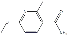 6-Methoxy-2-methylnicotinamide Structure