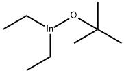 (t-Butoxy)diethylindium, 98% Structure