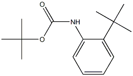 (2-tert-Butyl-phenyl)-carbamic acid tert-butyl ester 구조식 이미지