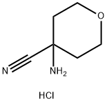 4-Aminotetrahydropyran-4-carbonitrile Hydrochloride Structure