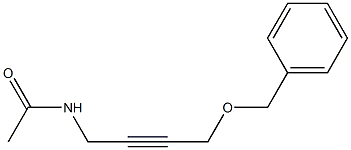 N-(4-(benzyloxy)but-2-ynyl)acetamide 구조식 이미지