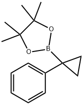 4,4,5,5-tetramethyl-2-(1-phenylcyclopropyl)-1,3,2-dioxaborolane Structure